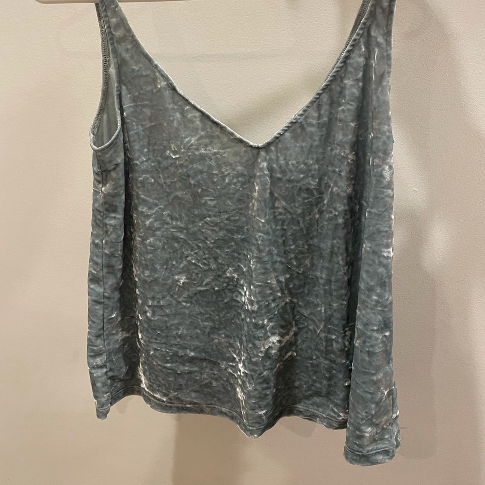 Teal Green H&M Velvet Tank